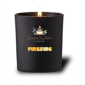 Fireside Soy Wax Candle | Smoky Wood Scented Luxury Candle