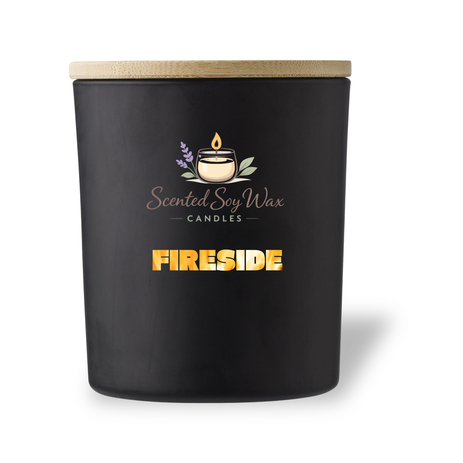 Fireside Soy Wax Candle | Smoky Wood Scented Luxury Candle - Image 3